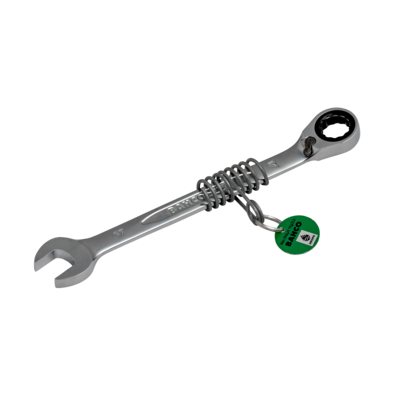 RATCHET COMB.SPANNER 17 MM TAH