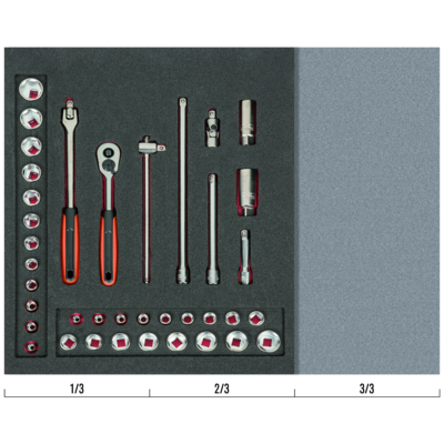 3/8"SOCKET SET, 38 PCS 2/3 圖 2