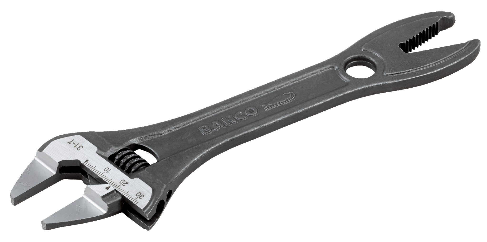 Rolson Soft-Grip Adjustable Wrench Spanner Extra Wide Jaw 200mm 8" Max 38mm Jaw 