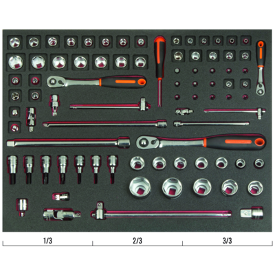 SOCKETRY 1/4-3/8 1 - 83 pcs3/3 圖 3