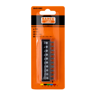 10PCS BITS SET WITH COLOR TORX 圖 2