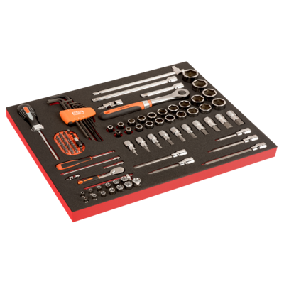 SOCKETRY 1/2-3/8 -119 PCS3/3