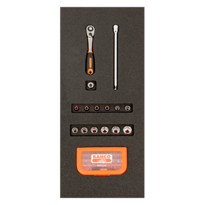 1/4"SOCKET SET 15 PCS W/HANGER 圖 2