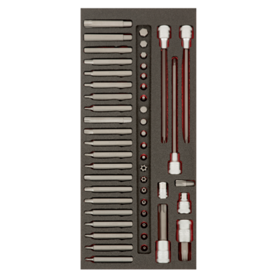 LONG SOCKETS AND BITS W/HANGER 圖 2