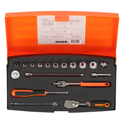 SOCKET SET 1/4_BIHEX 18 PCS 圖 2