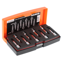 메트릭 및 임페리얼 육각 머리 스크류용 1/4" 사각 드라이브 딥 소켓 9pcs 세트