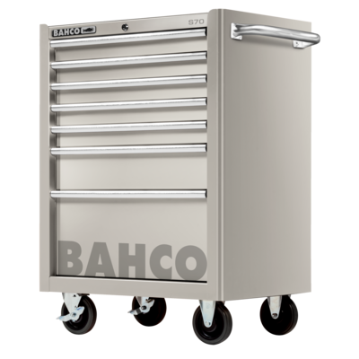 7 DR TROLLEY-STAINLESS STEEL