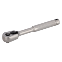 1/4" Pear Head Reversible Ratchet with 60 Teeth Metal Handle