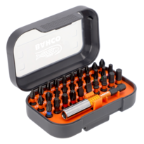 1/4" Impact Torsion Bit Set for Slotted/ Phillips/Pozidriv/TORX®/Hex Screws - 31 Pcs