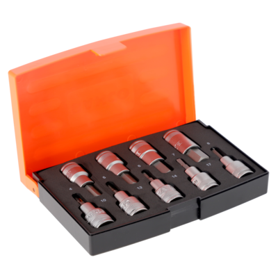 SET 1/2"SOCKETS HEXBITS SHORT 圖 2