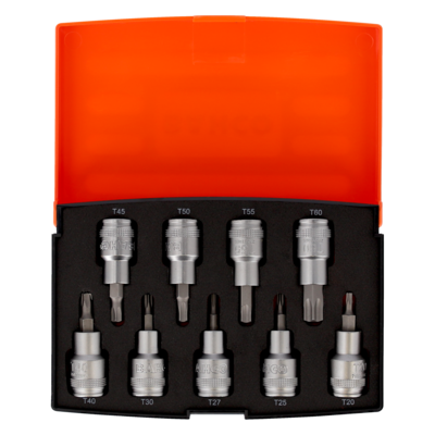 SET 1/2"SOCKETS TORXBITS SHORT 圖 5