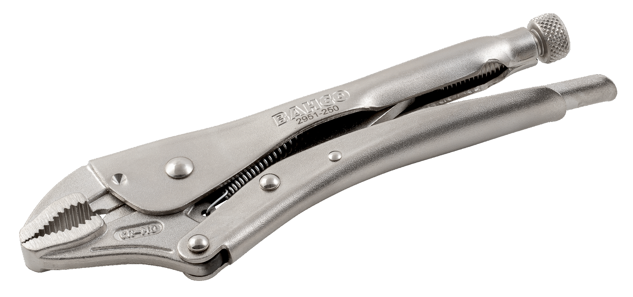 Kamasa 56140 Curved Jaw Locking Pliers 180mm With TPR Soft Grip Handle 