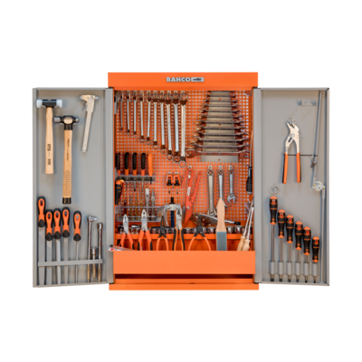 TOOL CABINET W/2 DOORS W/TOOLS