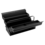 Caja metálica de 5 compartimientos negro