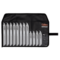 Sabre Saw Tungsten Carbide Blades Set for Stainless Steel and Heavy Metal - 12 Pcs