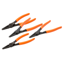 Conjunto de alicates para anéis de fixação internos e externos, 150 mm e 180 mm - 4 peças
