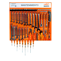 Panel de herramientas para mantenimiento general - 71 piezas
