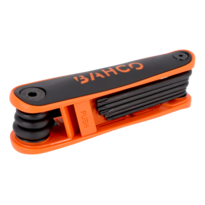 Juego de llaves hexagonales Torx en navaja con acabado fosfatado y mango suave (8 piezas)