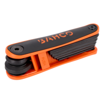 Metric Hex Folding L-Key Set with Two-Component Handle 2.5 mm -10 mm - 7 Pcs
