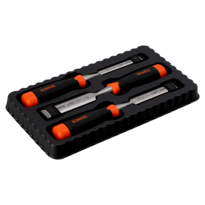 Juego de formones muy resistentes ERGO™ (3 piezas / caja de cartón)