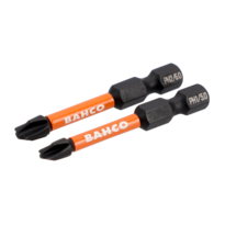 1/4" Impact Torsion Screwdriver Bits for Plus-Minus/PH Head Screws 50 mm
