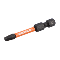 1/4" Impact Torsion Screwdriver Bits for Robertson Head Screws 50 mm