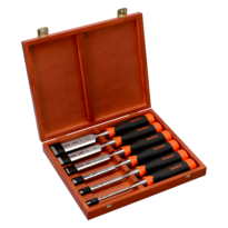 Juego de formones muy resistentes ERGO™ (6 piezas / caja de madera)
