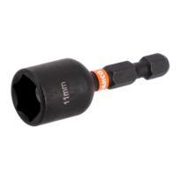 Chaves de porcas magnéticas de cabeça sextavada de torção de impacto de 1/4" 10 mm Chaves de porcas magnéticas de cabeça sextavada de torção de impacto de 1/4" 10 mm