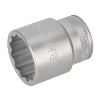 Bocallaves con cuadrado de 3/4" y con perfil bi-hexagonal métrico