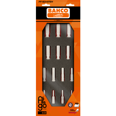 3/8"LONG SOCKETS 14PCS W/HANGE