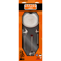 Fit&Go 1/3 Foam Inlay Magnetic Dish & Adjustable Spanners Set - 4 pcs Retail Pack