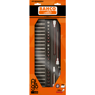 LONG SOCKETS AND BITS W/HANGER