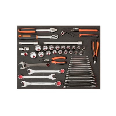 FOAM W/SOCKETS,WRENCHES