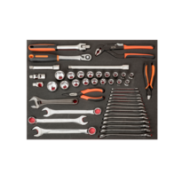 Fit&Go 3/3 Foam Inlay Socket and Wrench Set - 46 Pcs