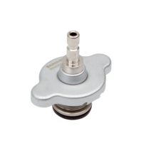 Radiator cap tester for cooling system