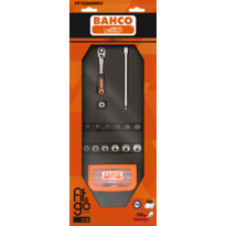 Fit&Go 1/3 Foam Inlay 1/4" Socket Set & Bit Set - 46 pcs Retail Pack