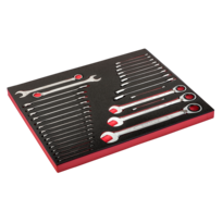 Fit&Go 3/3 Foam Inlay Wrenches Set - 31 Pcs