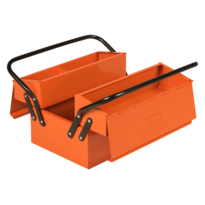 Metallic Tool Boxes with 3/5 Compartments and Locking Capability
