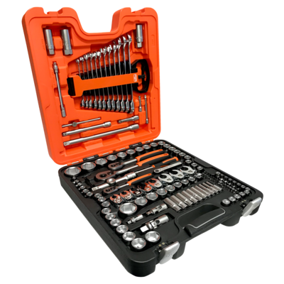 SOCKET SET,1/4-3/8-1/2 137PCS