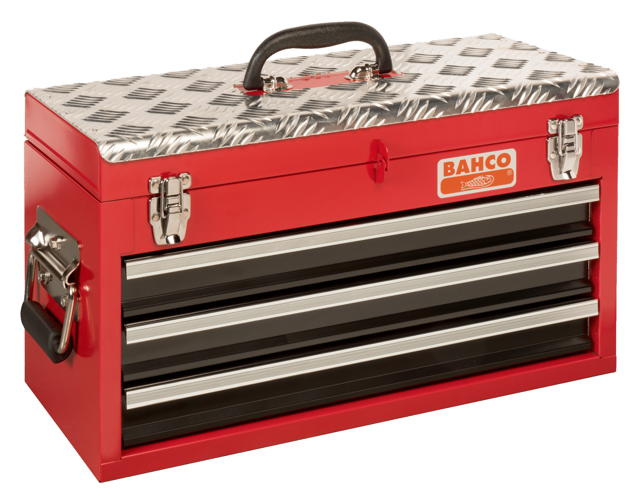 Heavy Duty Metallic Tool Boxes with 3 Drawers, BAHCO