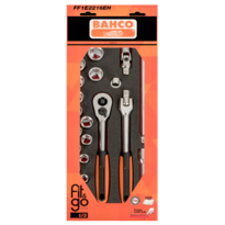 Fit&Go 1/3 Foam Inlay 1/2" Ratchet & Accessories Set - 24 pcs Retail Pack
