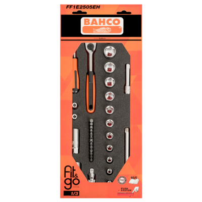 1/4"-3/8" SOCKET 34PCS W/HANGE