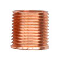 Insert coils for repairing spark plug threads