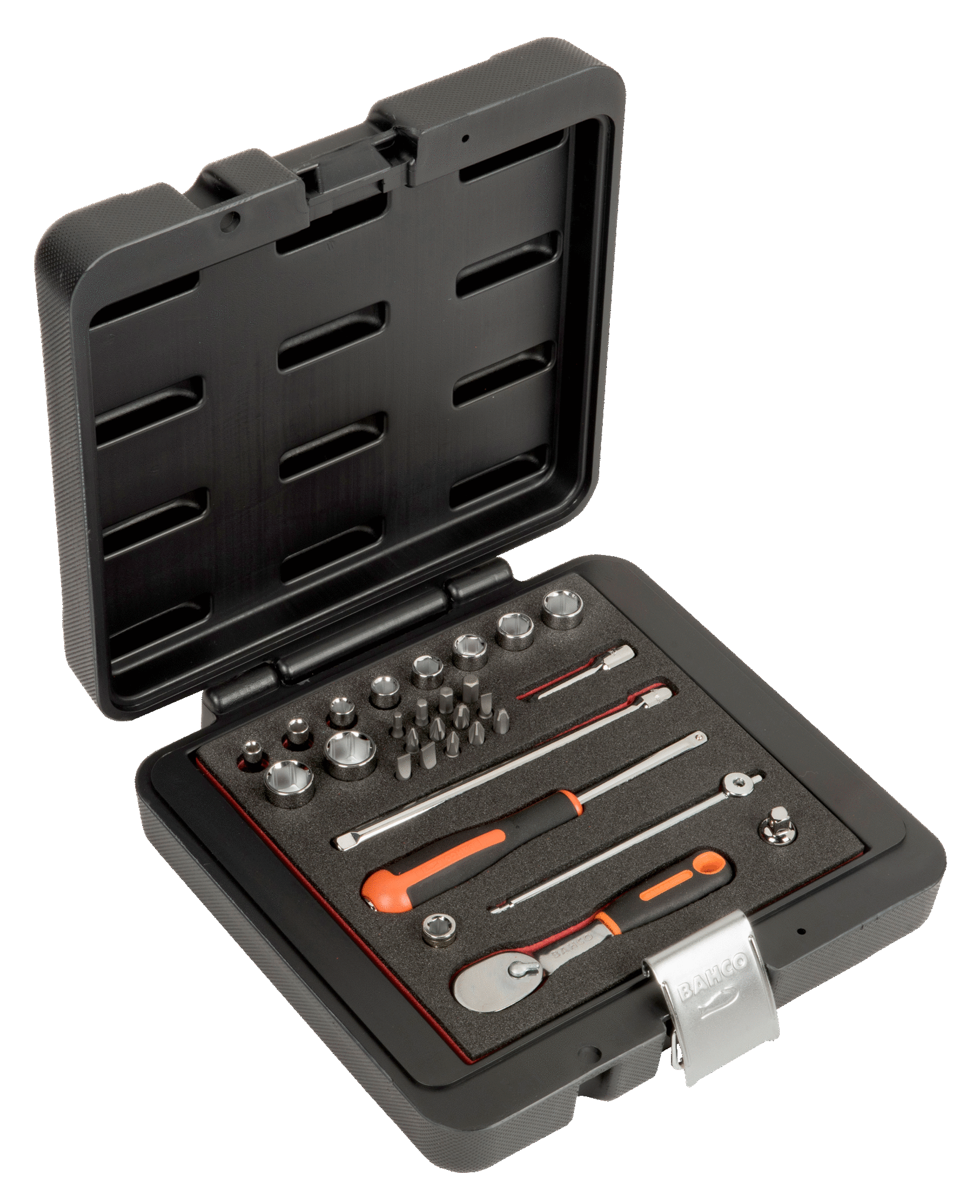 AllRight 1/2 1/4 Socket Set Screwdriver Bit Torx Ratchet Driver Case Tool Kit 94 Pcs