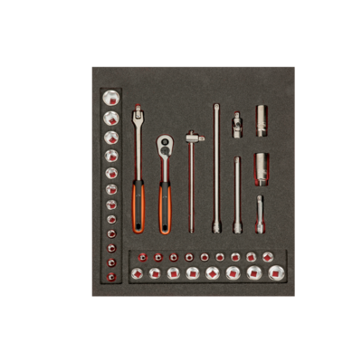 3/8"SOCKET SET, 38 PCS 2/3