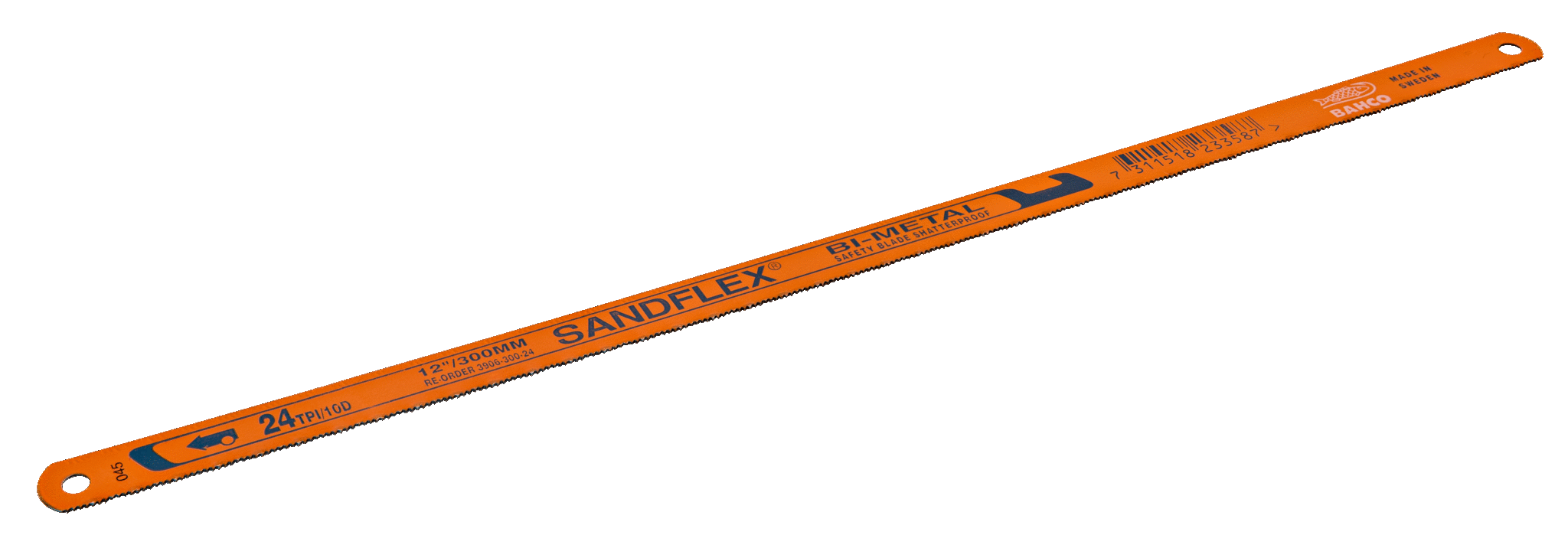 12in Bahco Sandflex Bi-Metal Shatter-Proof Hacksaw Blades 18tpi 300mm