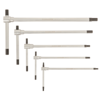 T-Handle Set with Hex Metric Tips - 5 pcs