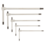 T-Handle Set with Hex Metric Tips - 5 pcs