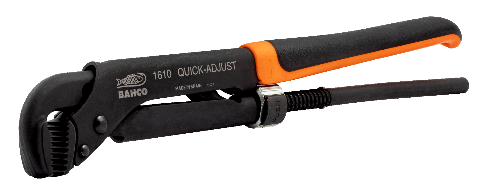 1060 mm OAL Pipe Wrench Bahco Tools 147 5 in Max Jaw Capacity Steel Material End Style Head Angle Standard Adjustment Type