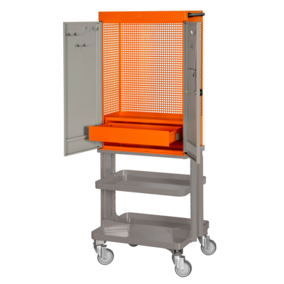 TOOL CABINET W/2 DOOR&ON WHEEL
